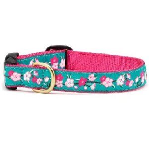 Size XSmall Cherry Blossoms Dog Pet Premium Ribbon Collar